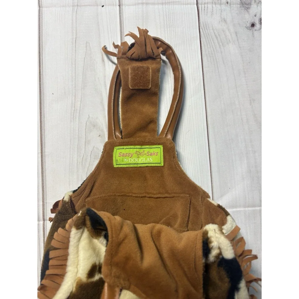 Sassy Pet Saks By Douglas Cow Print Stuffed Handbag Kids Purse